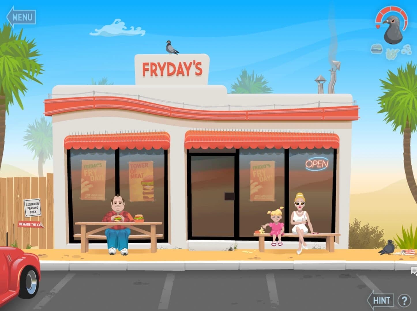Dinner for Pigeons screenshot 1