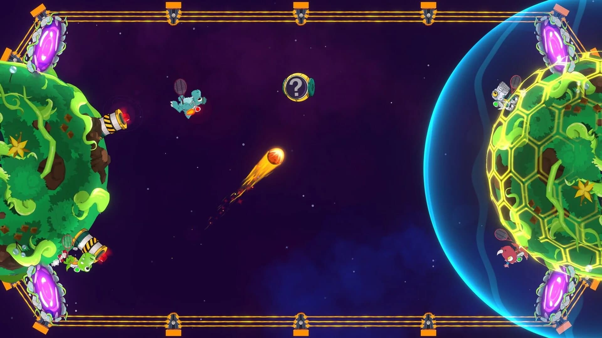 Dino Galaxy Tennis screenshot 2
