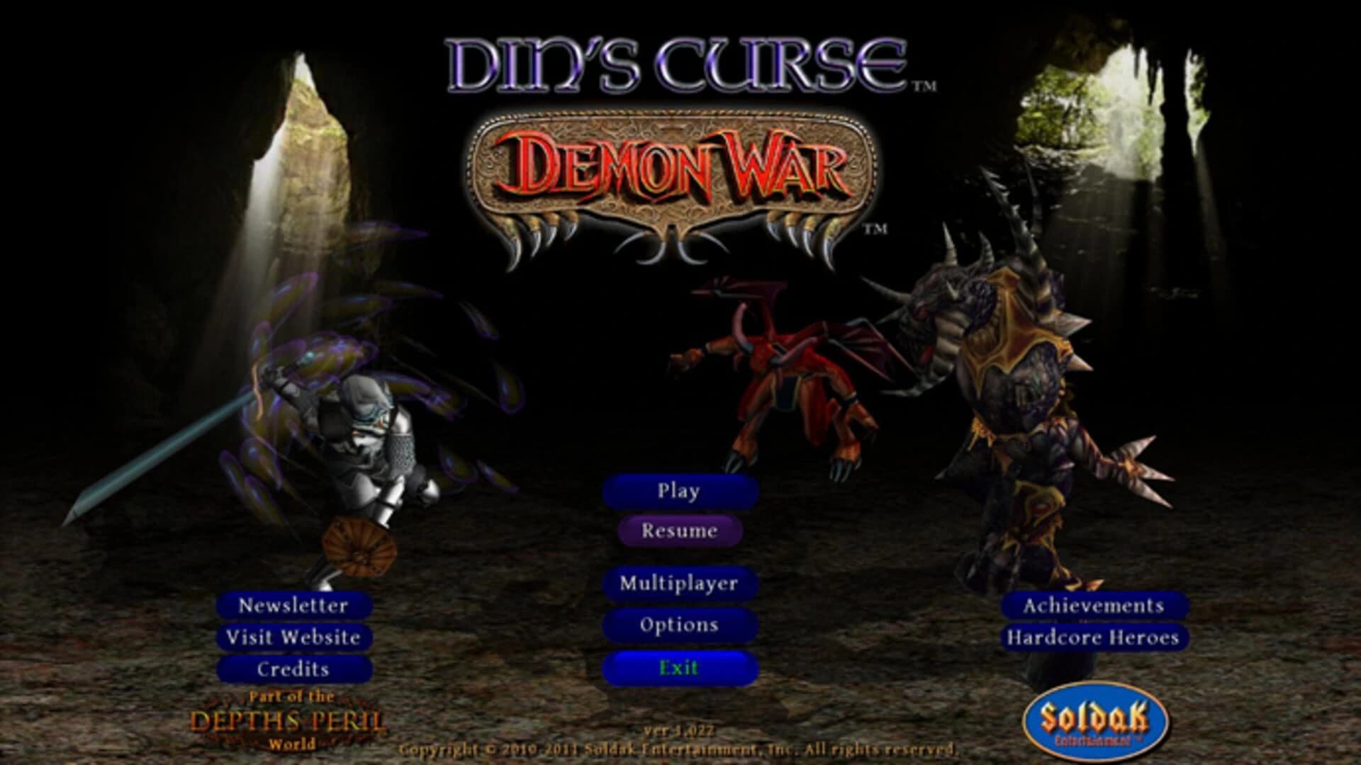Din's Curse: Demon War screenshot 1