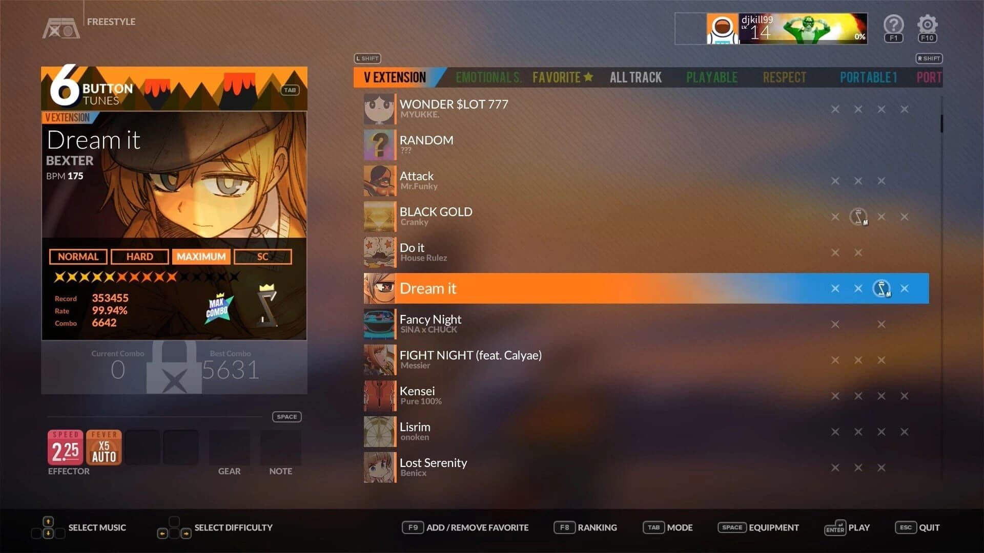 DJMax Respect V: V Extension Pack screenshot 1