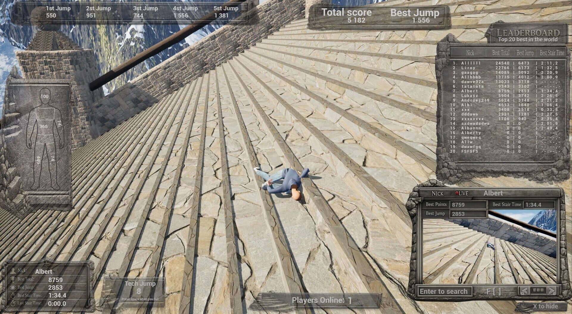 Down the Stairs: The Game screenshot 1