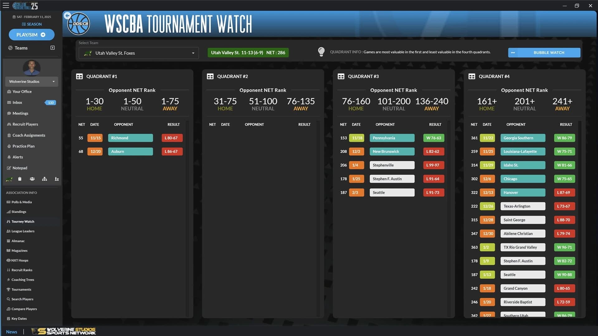 Draft Day Sports: College Basketball 2025 screenshot 3