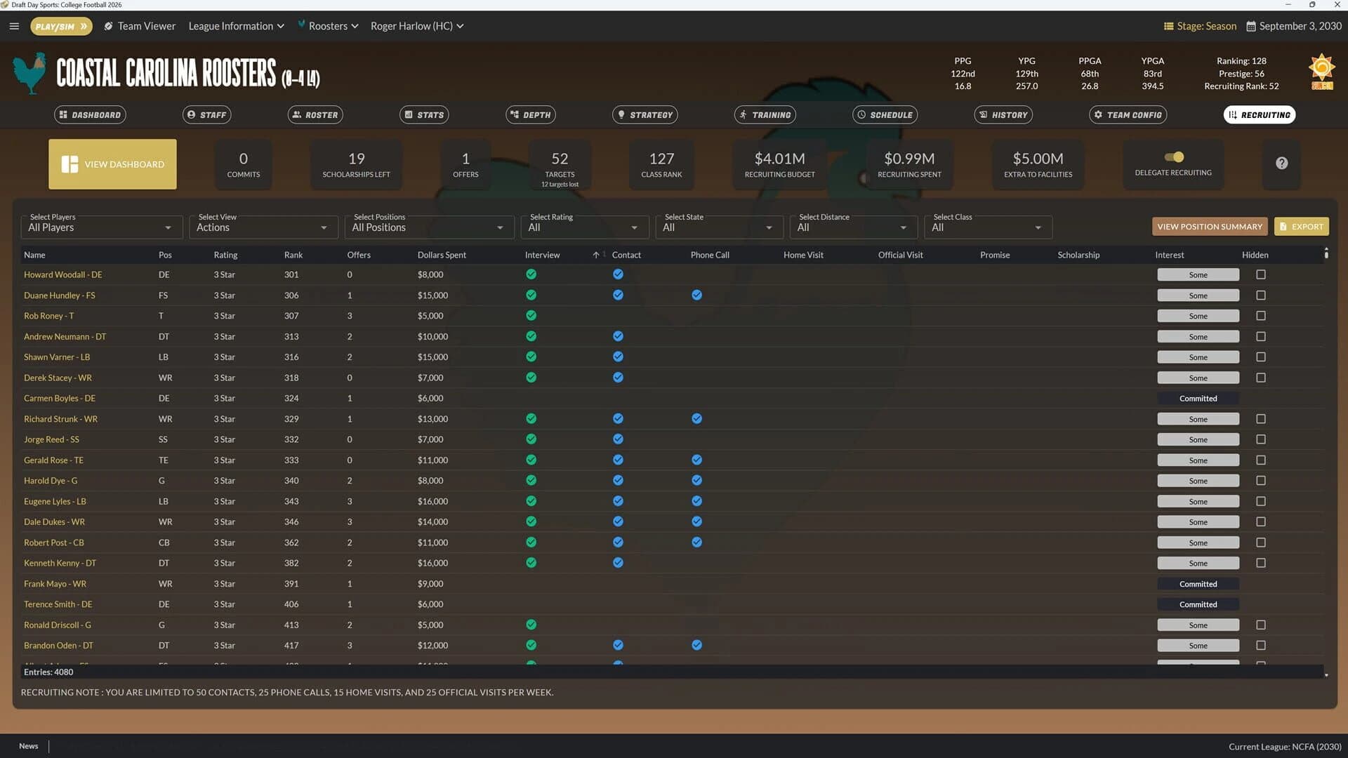 Draft Day Sports: College Football 2026 screenshot 5
