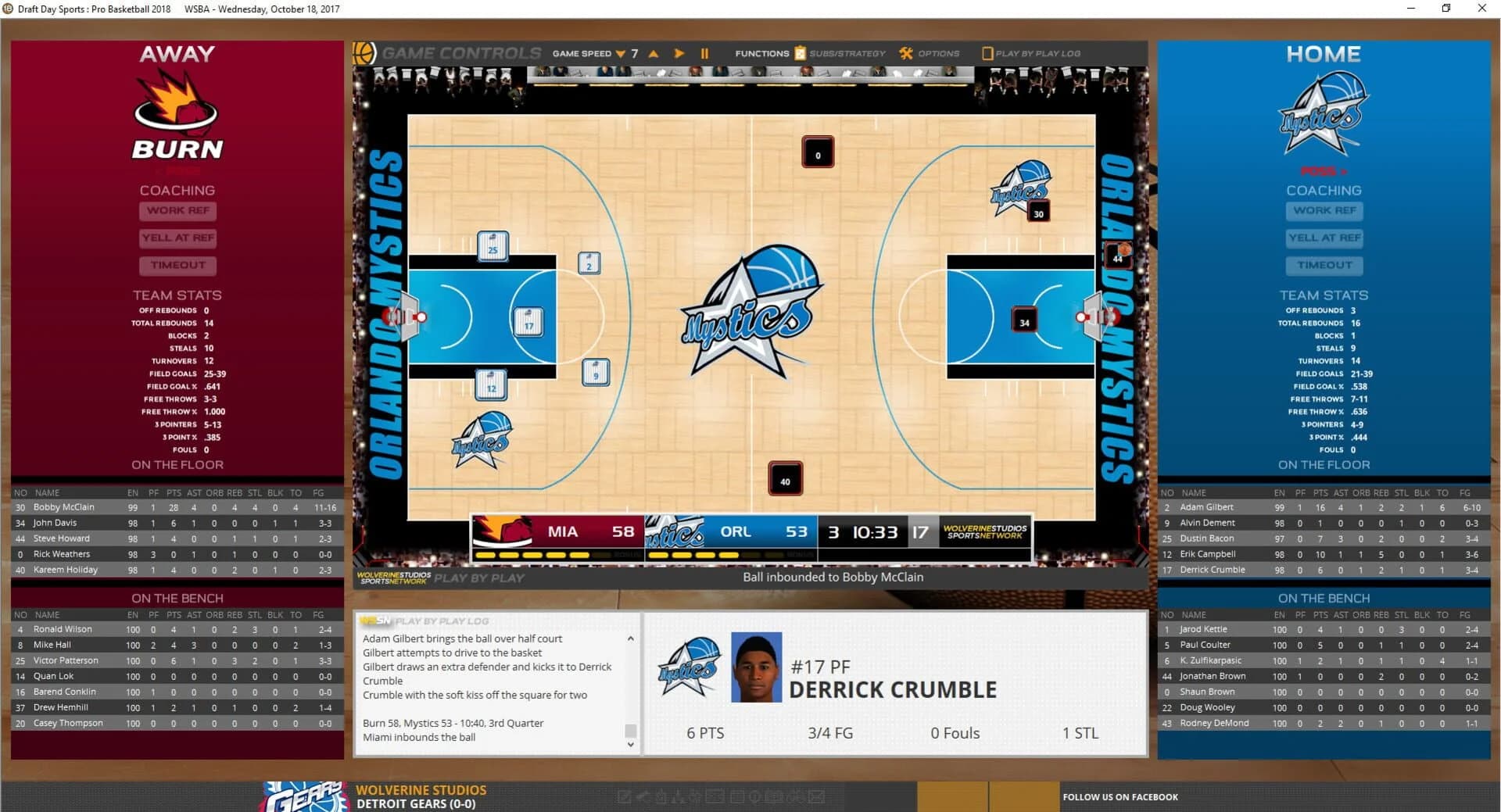 Draft Day Sports: Pro Basketball 2018 screenshot 3