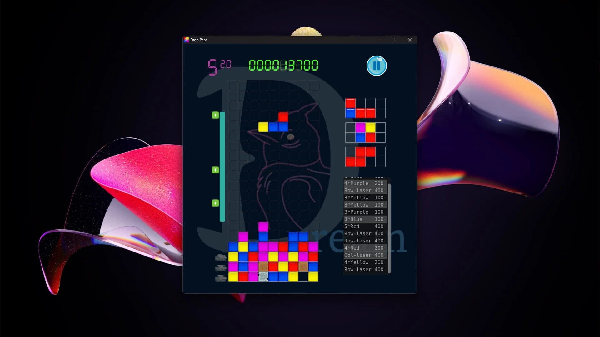 Drop Pane: Not Only Match-3 screenshot 1