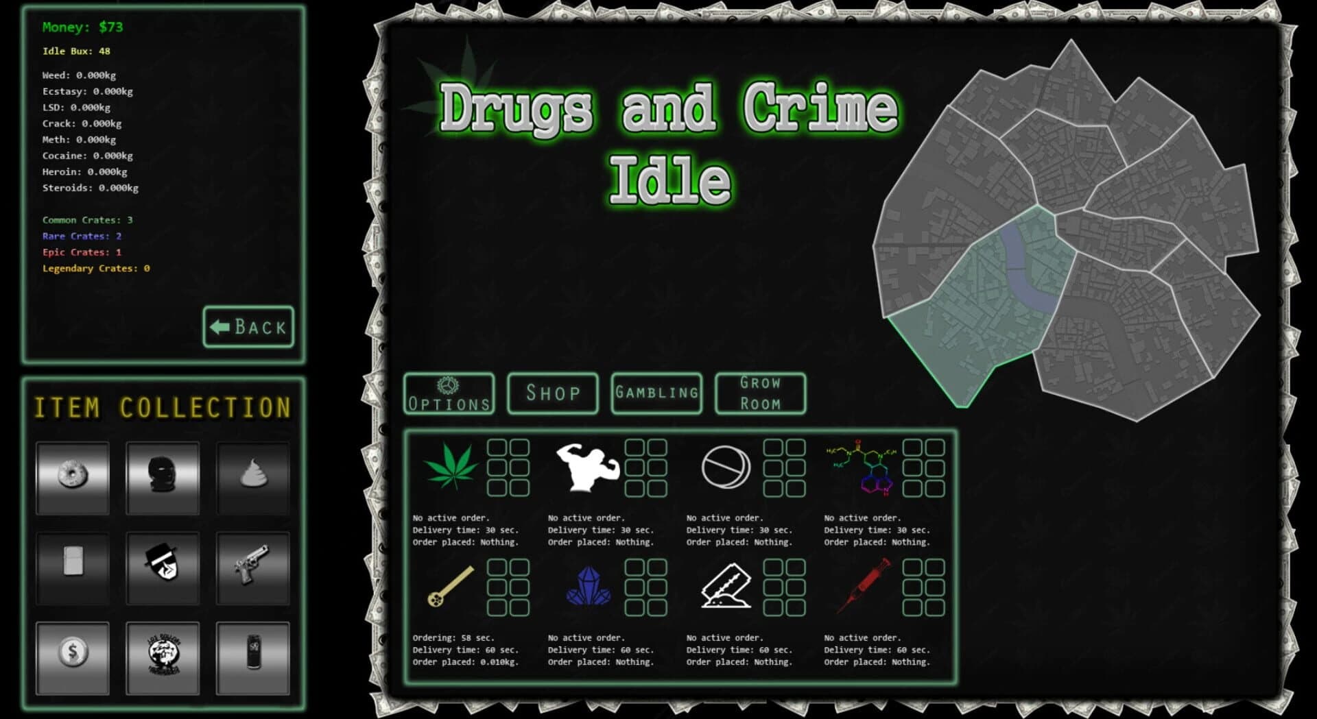 Drugs and Crime Idle screenshot 1