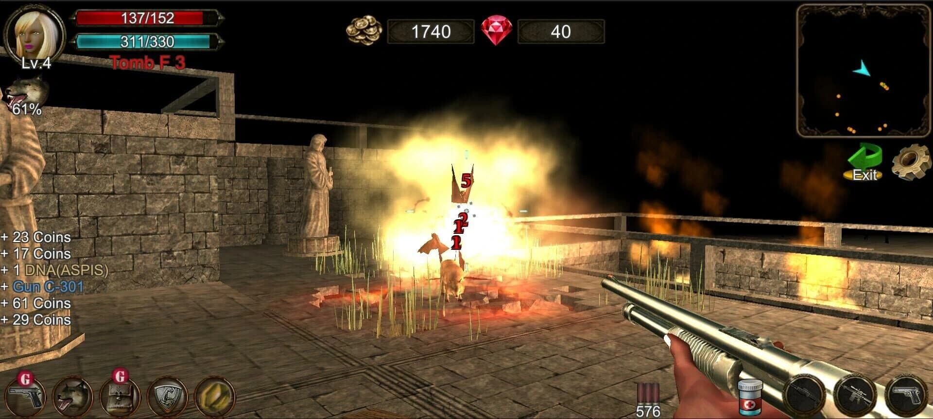 Dungeon Shooter: Dark Temple screenshot 5