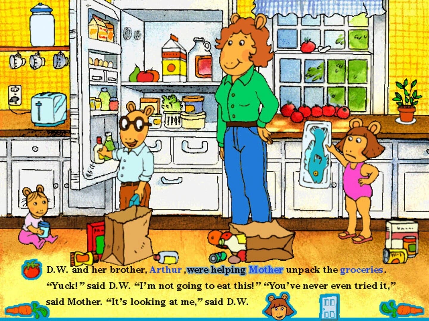 D.W. The Picky Eater screenshot 1