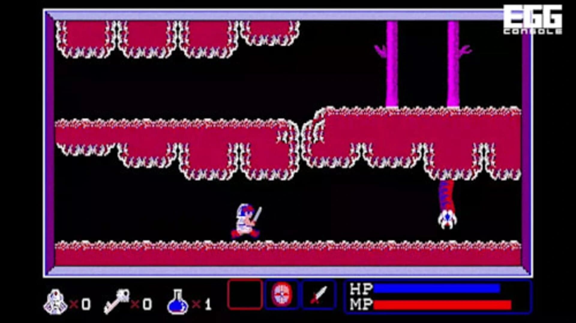 Eggconsole Babylon PC-8801mkIISR screenshot 1