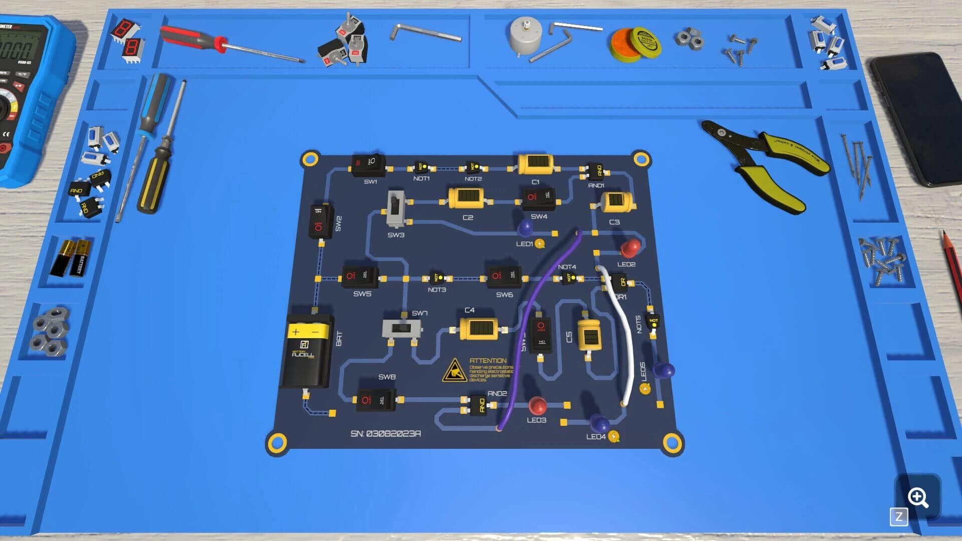 Electronics Puzzle Lab screenshot 3