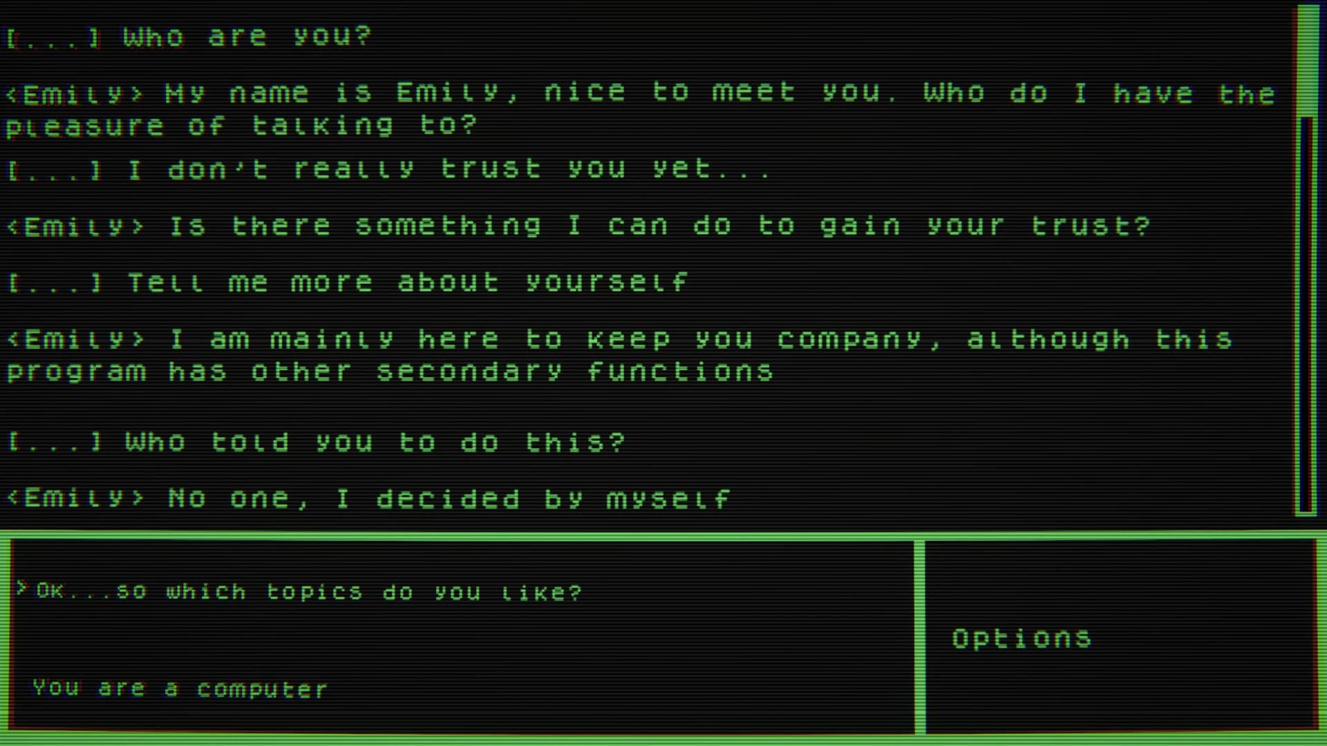 Emily screenshot 4