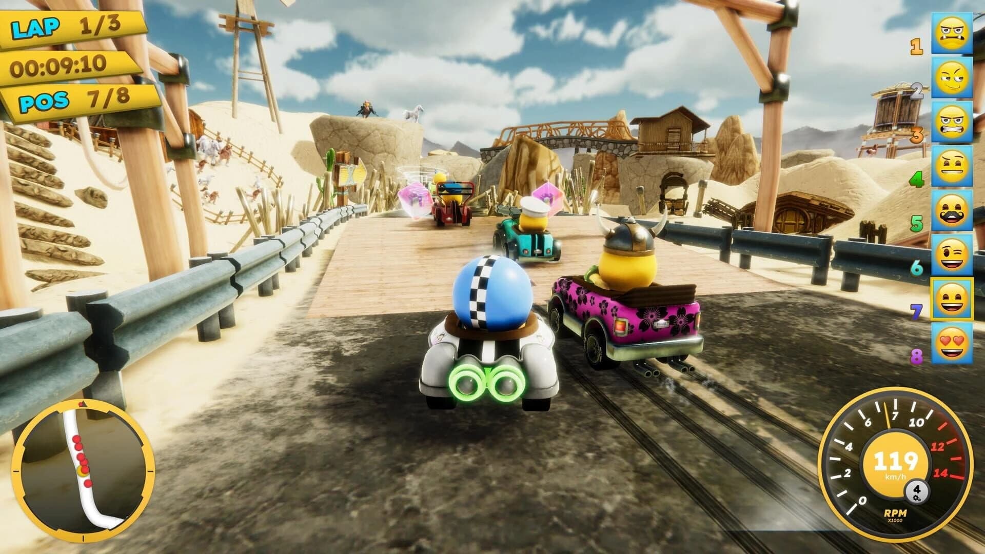 Emoji Kart Racer screenshot 5