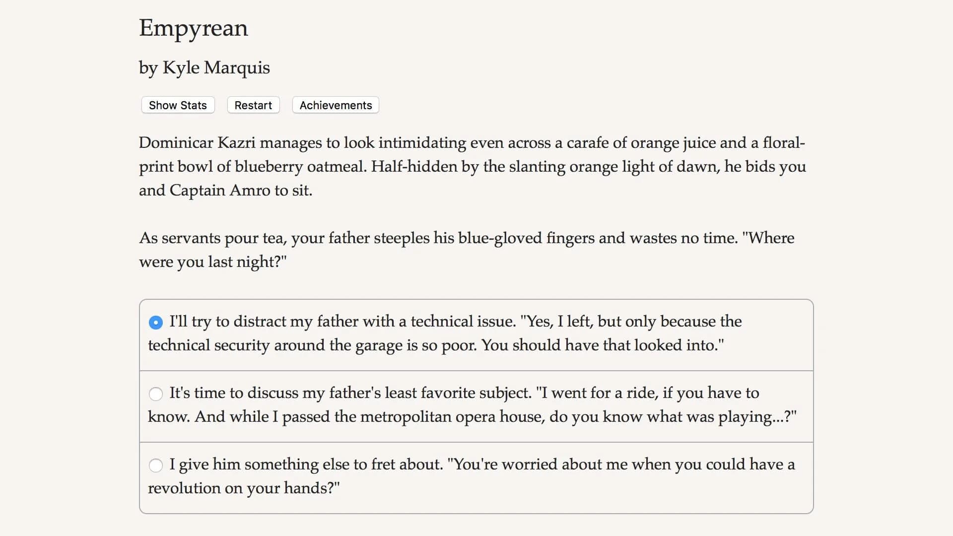 Empyrean screenshot 1