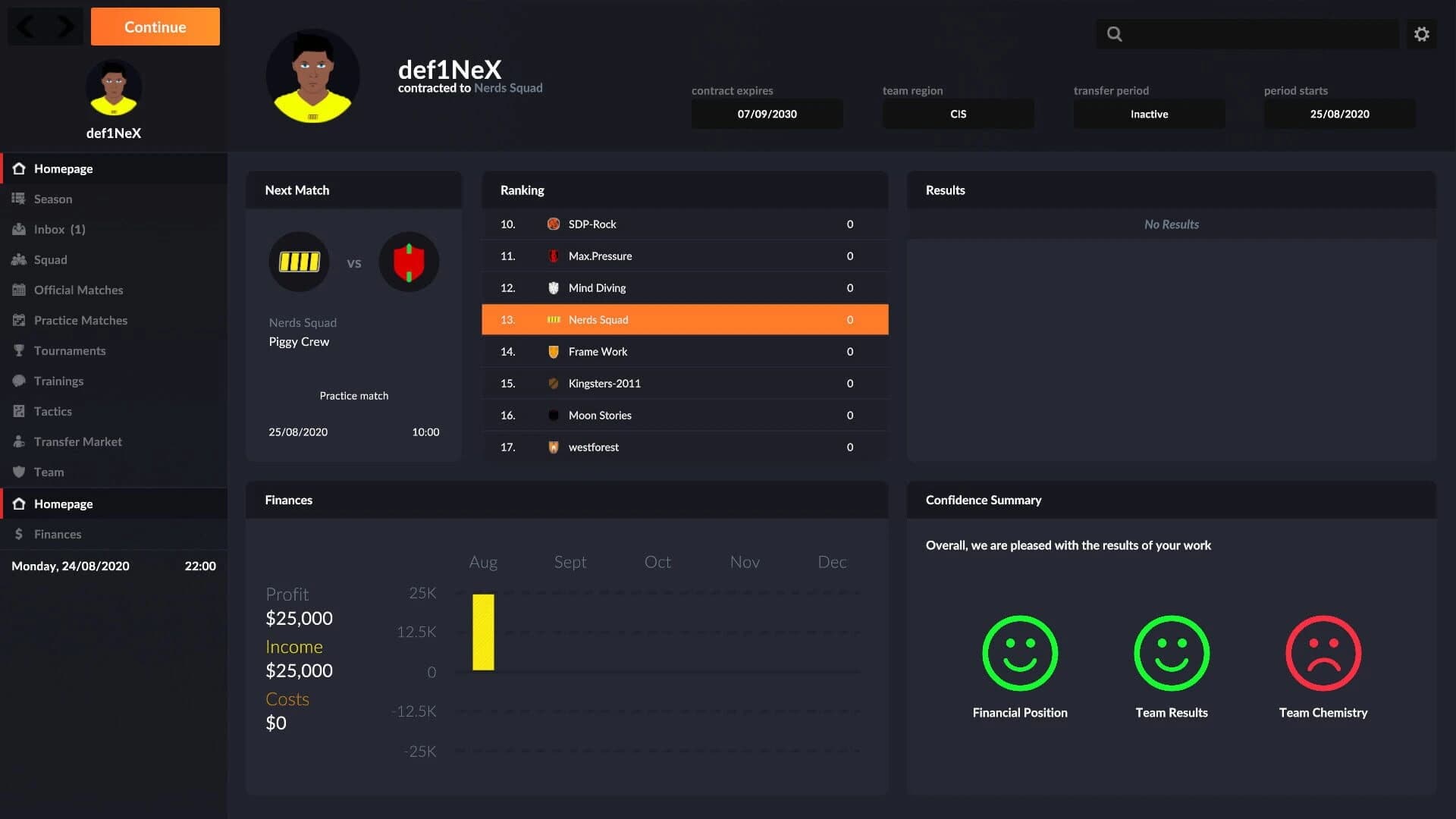 eSports Manager screenshot 1