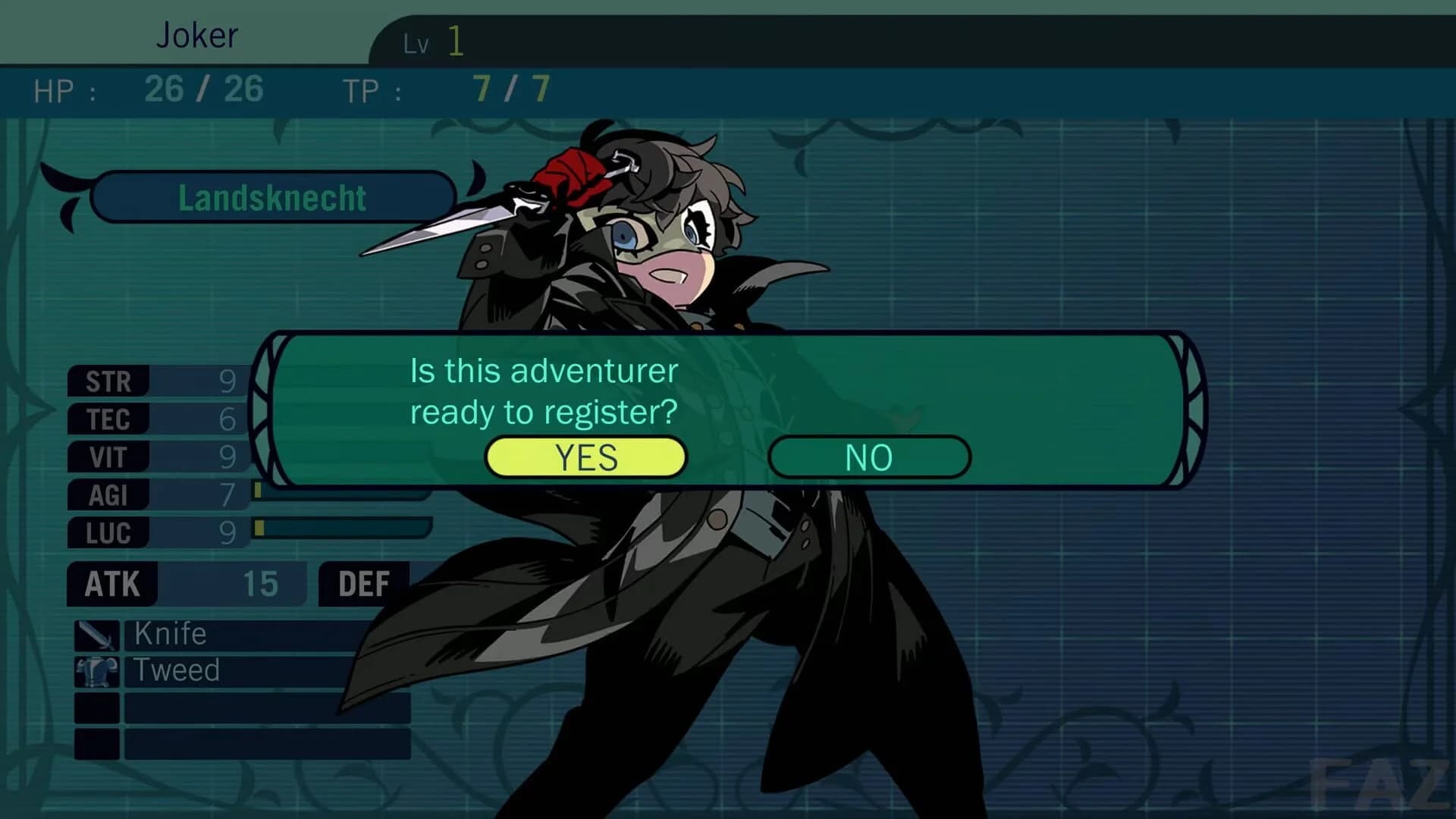 Etrian Odyssey HD Character Set DLC screenshot 2