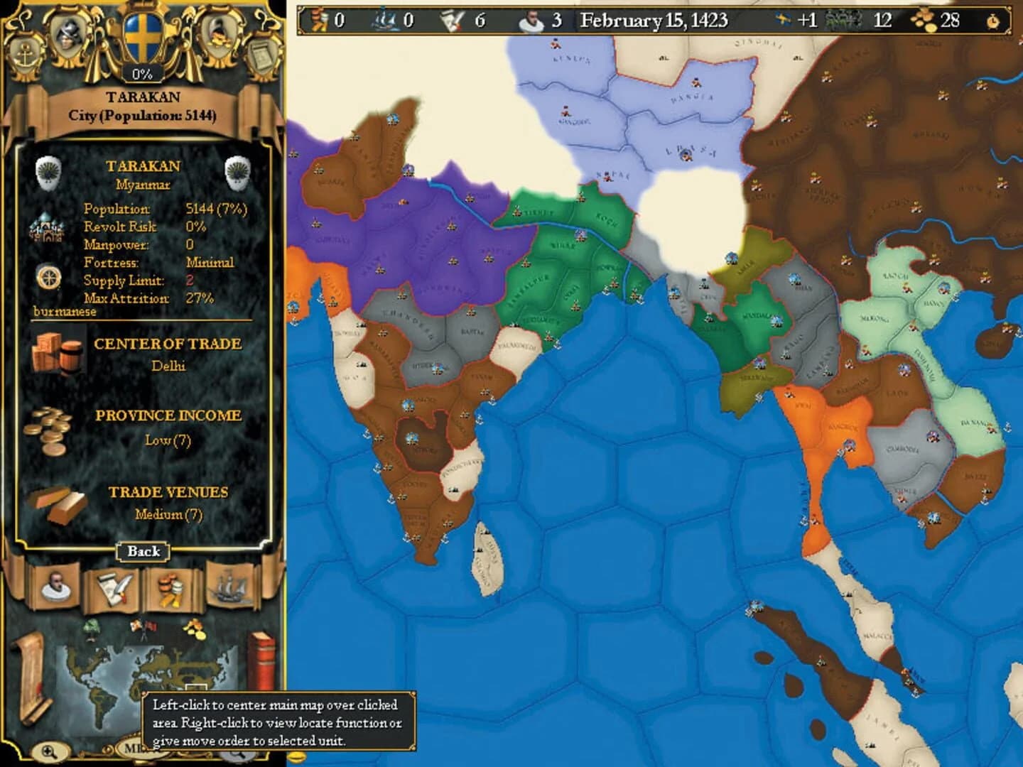 Europa Universalis II screenshot 1