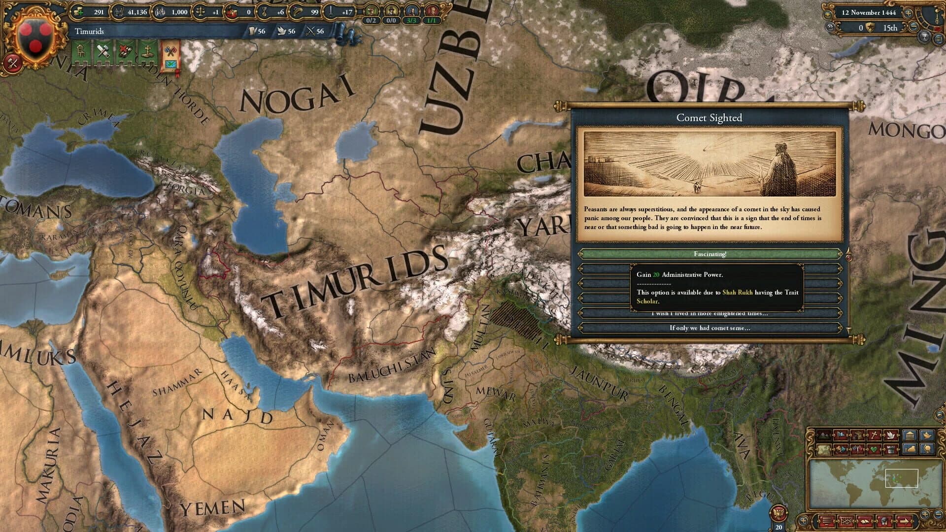 Europa Universalis IV: Songs of Regency screenshot 1