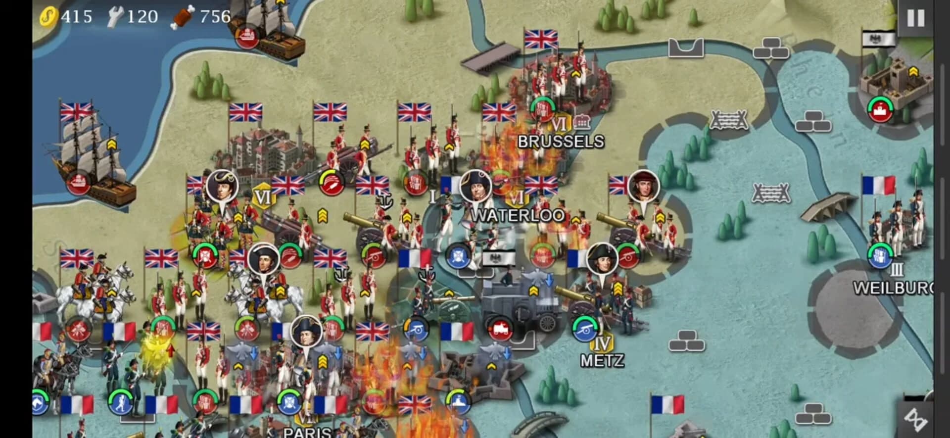 European War 4: Napoleon screenshot 2