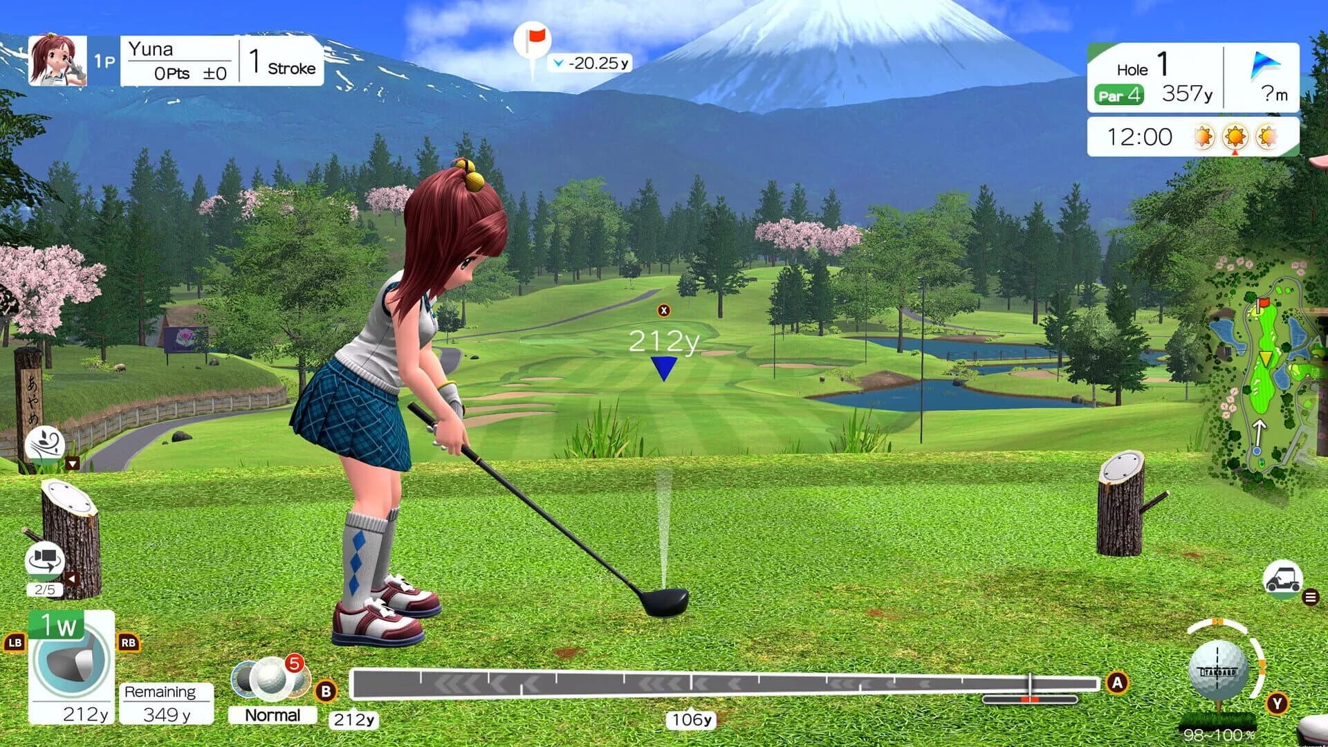 Everybody’s Golf: Hot Shots screenshot 2