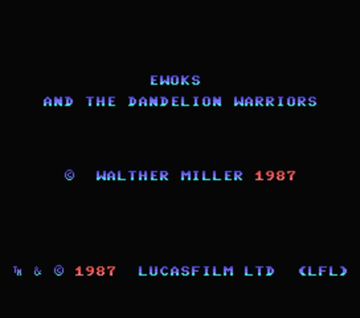 Ewoks and the Dandelion Warriors screenshot 1