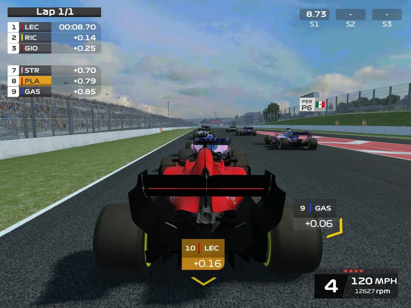 F1 Mobile Racing screenshot 1