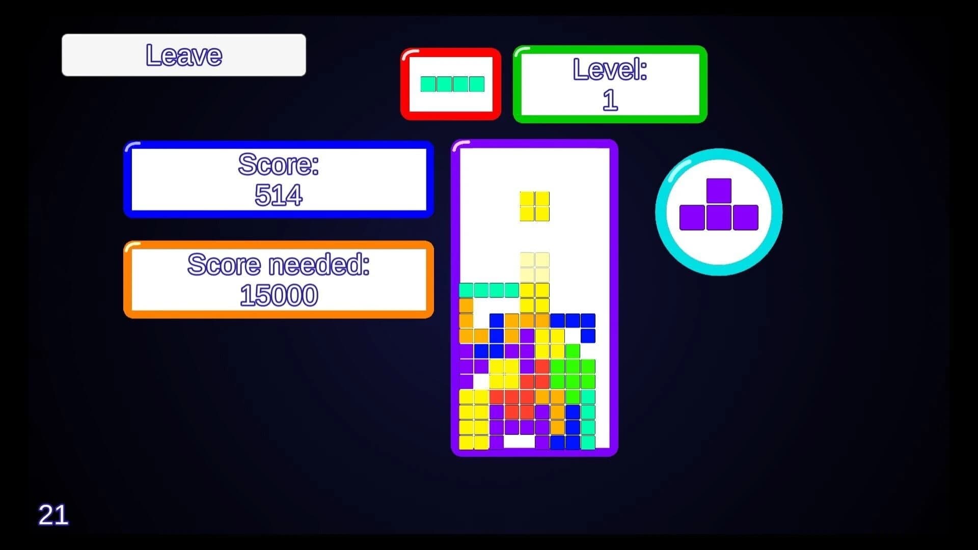 Falling Kwadrats screenshot 2