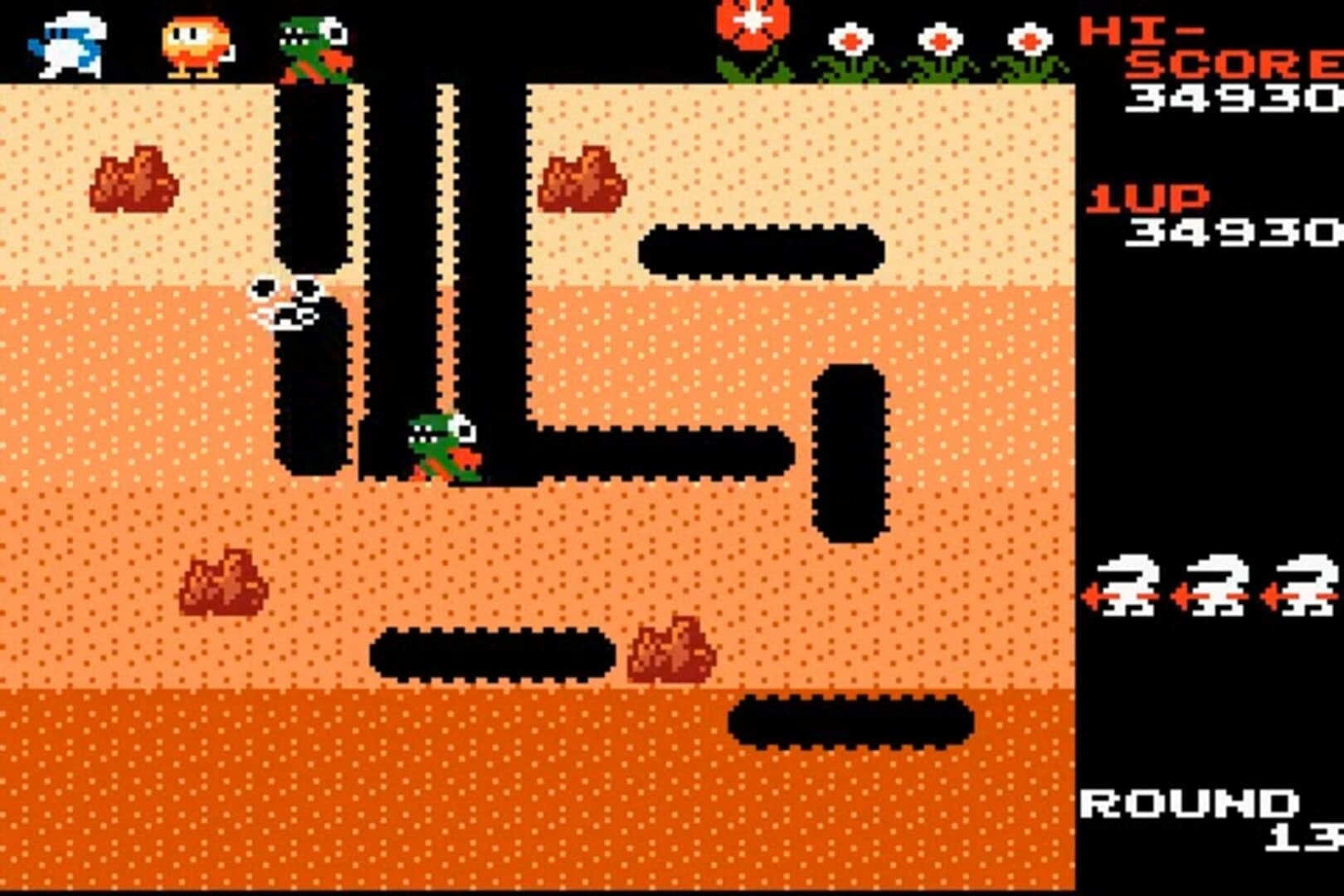 Famicom Mini: Dig Dug screenshot 2