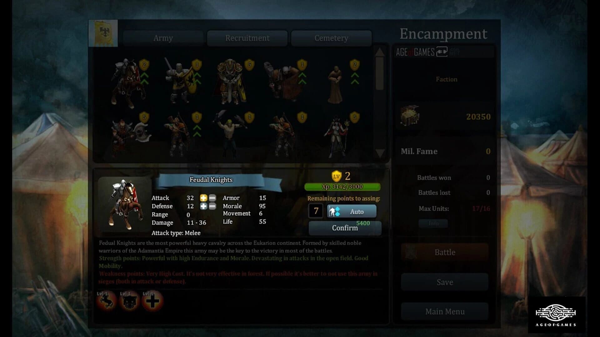 Fantasy Kommander: Eukarion Wars screenshot 5
