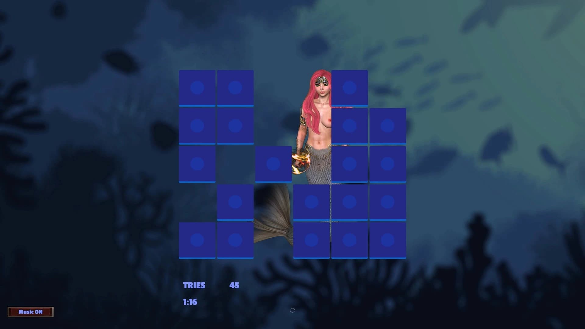 Fantasy Memory: Sexy Mermaids screenshot 1