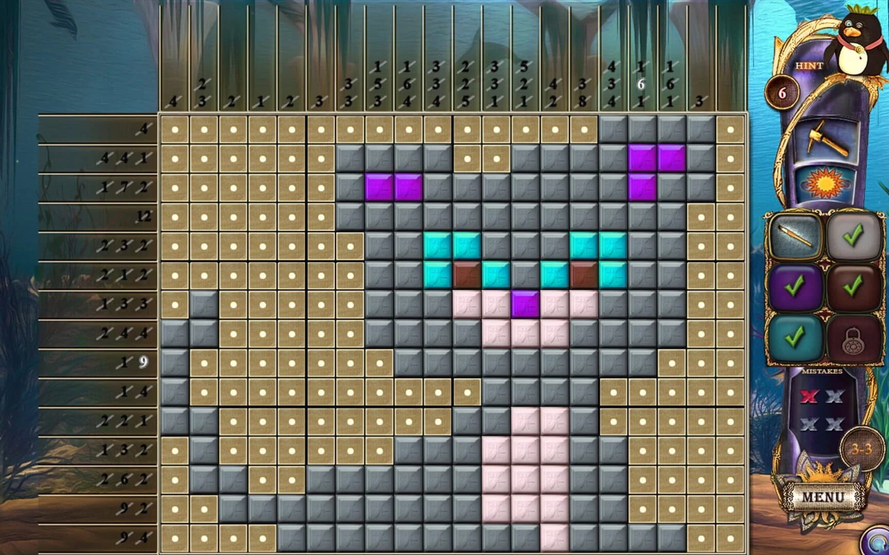 Fantasy Mosaics 17: New Palette screenshot 3