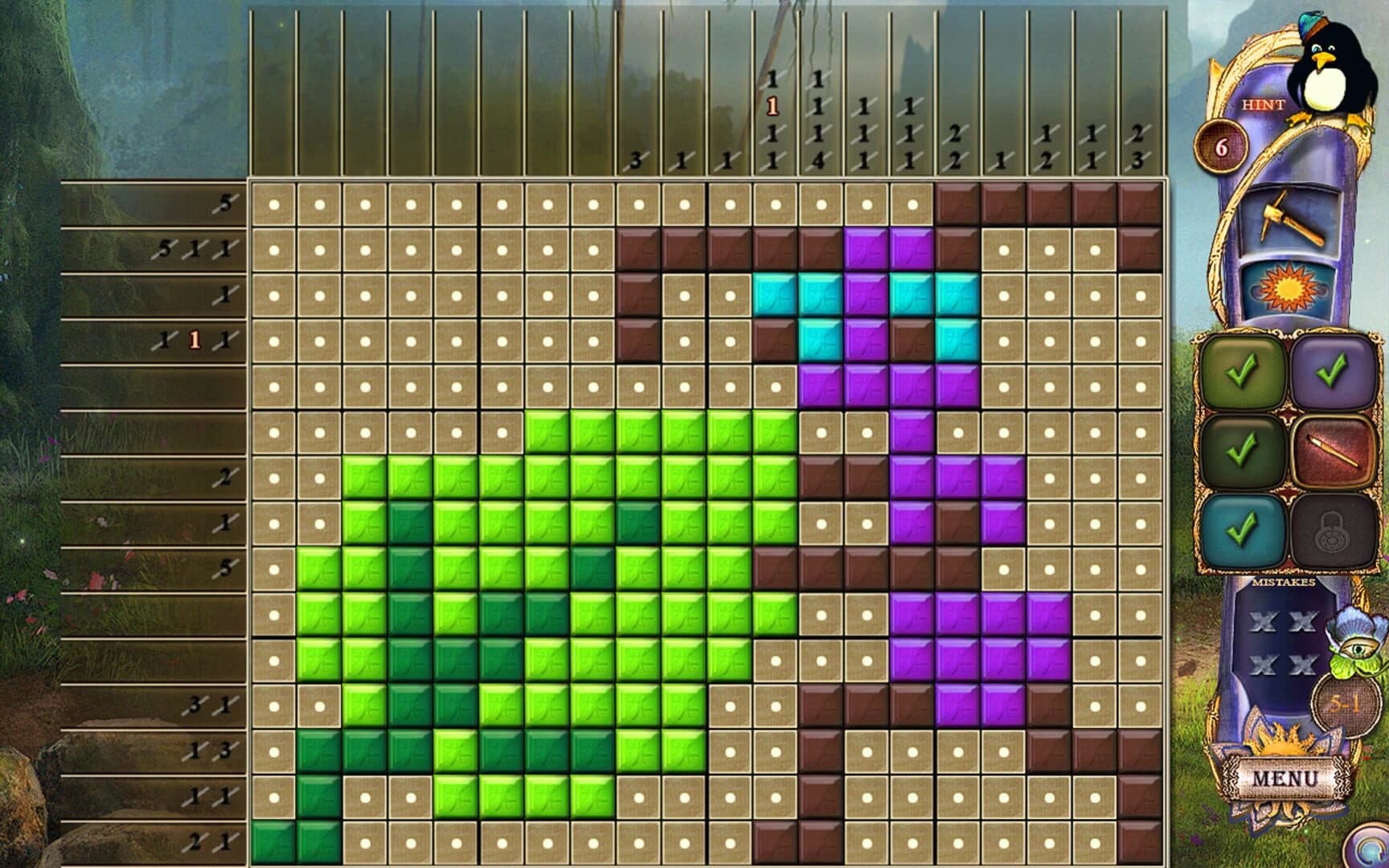 Fantasy Mosaics 24: Deserted Island screenshot 5