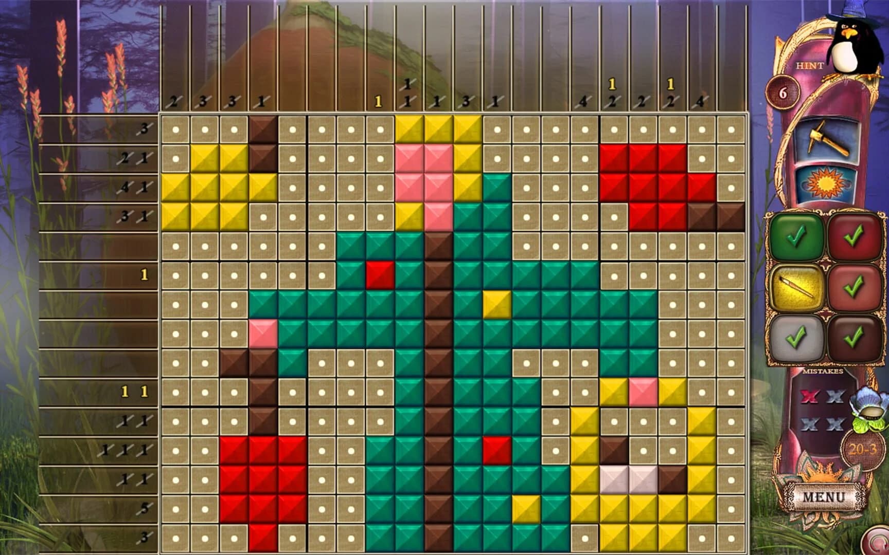 Fantasy Mosaics 26: Fairytale Garden screenshot 2