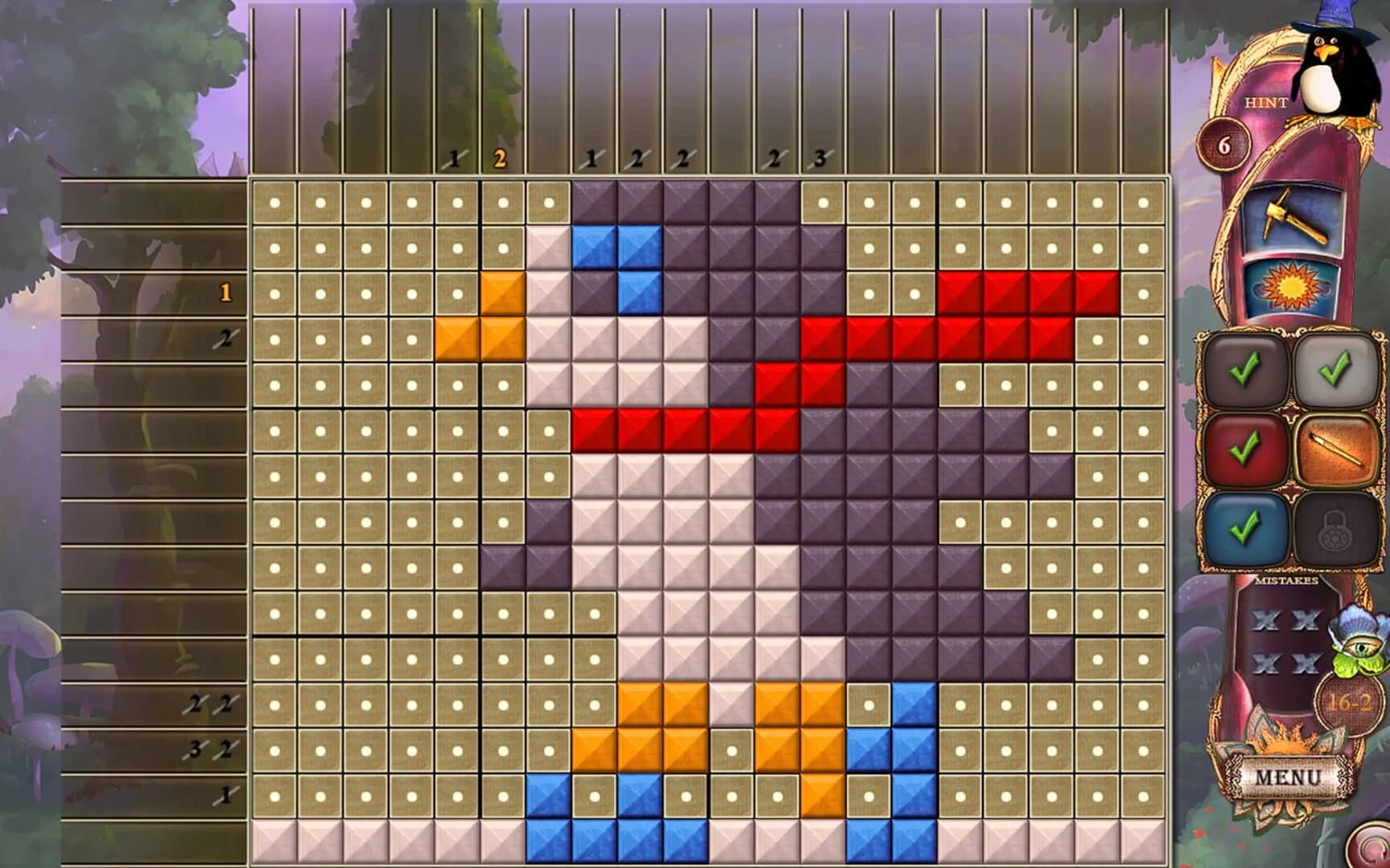 Fantasy Mosaics 26: Fairytale Garden screenshot 4