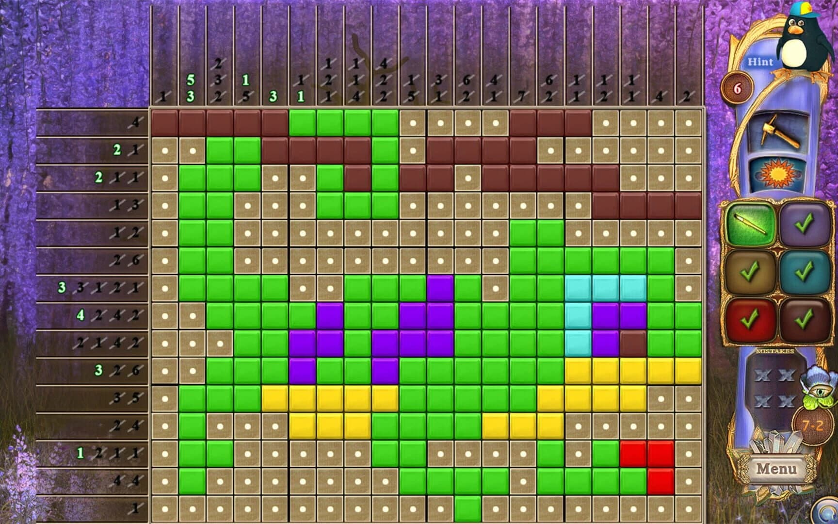 Fantasy Mosaics 35: Day at the Museum screenshot 5