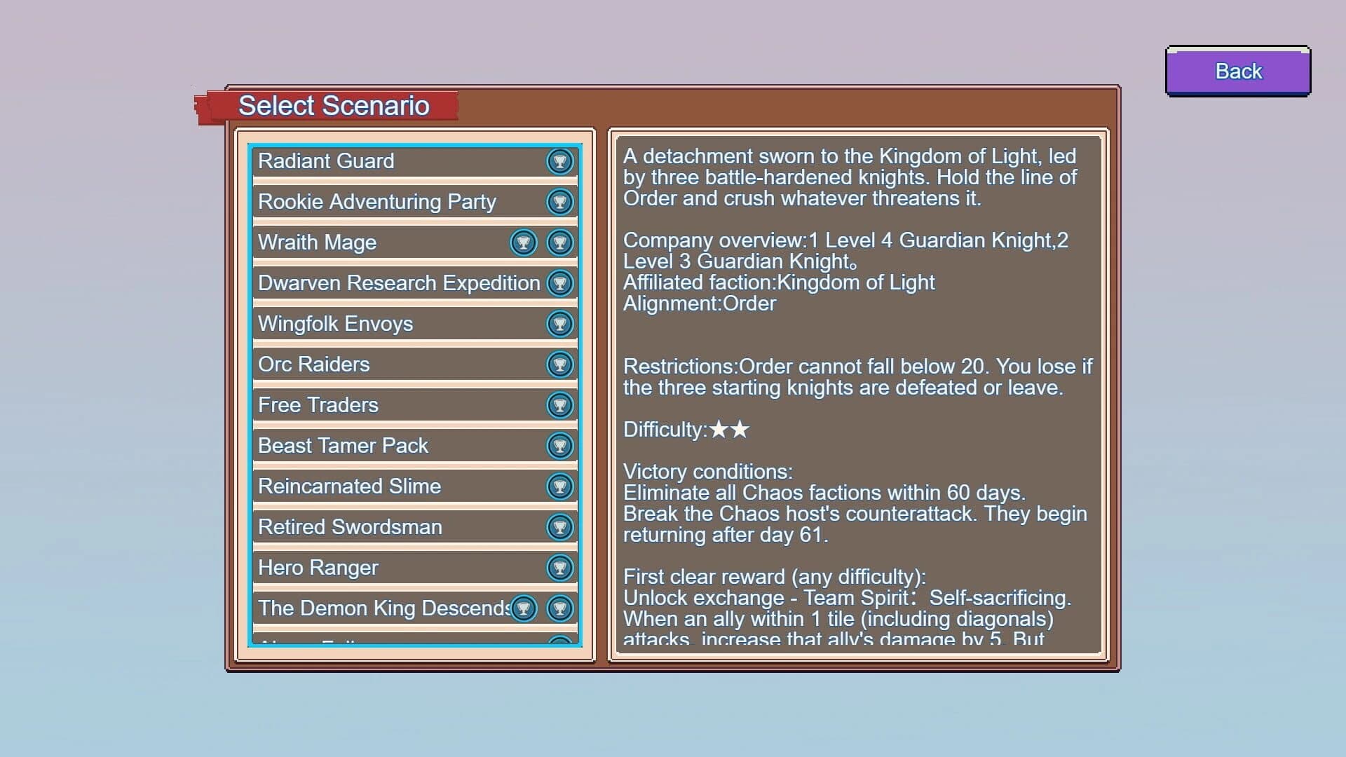 Fantasy Wars: Endless Heroes screenshot 1