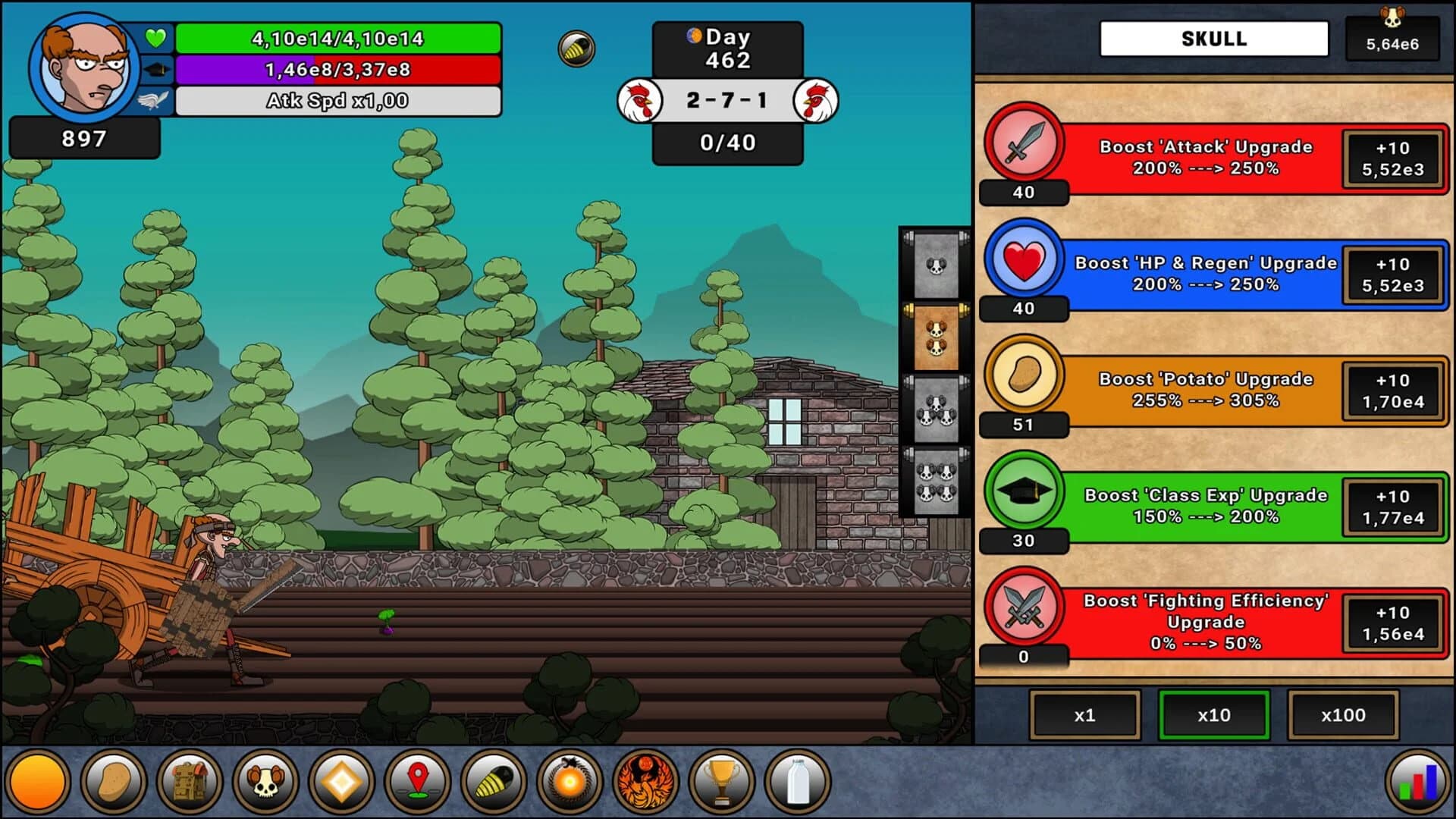 Farmer Against Potatoes Idle screenshot 1