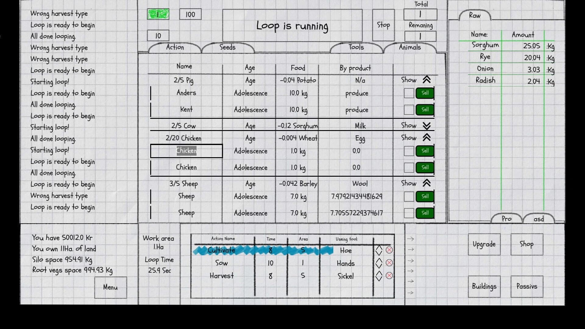 Farmer's Loop screenshot 1
