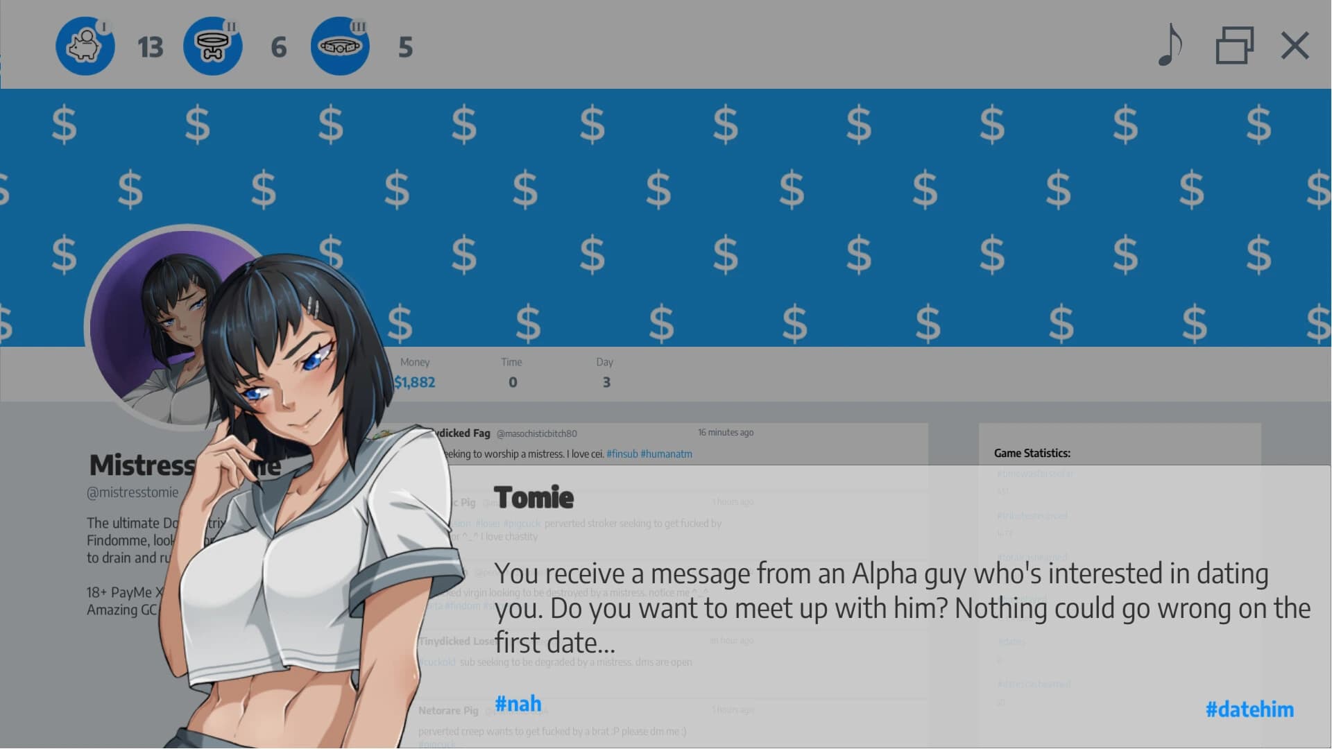 Femdom Stories: Findom Simulator Sex Game screenshot 2
