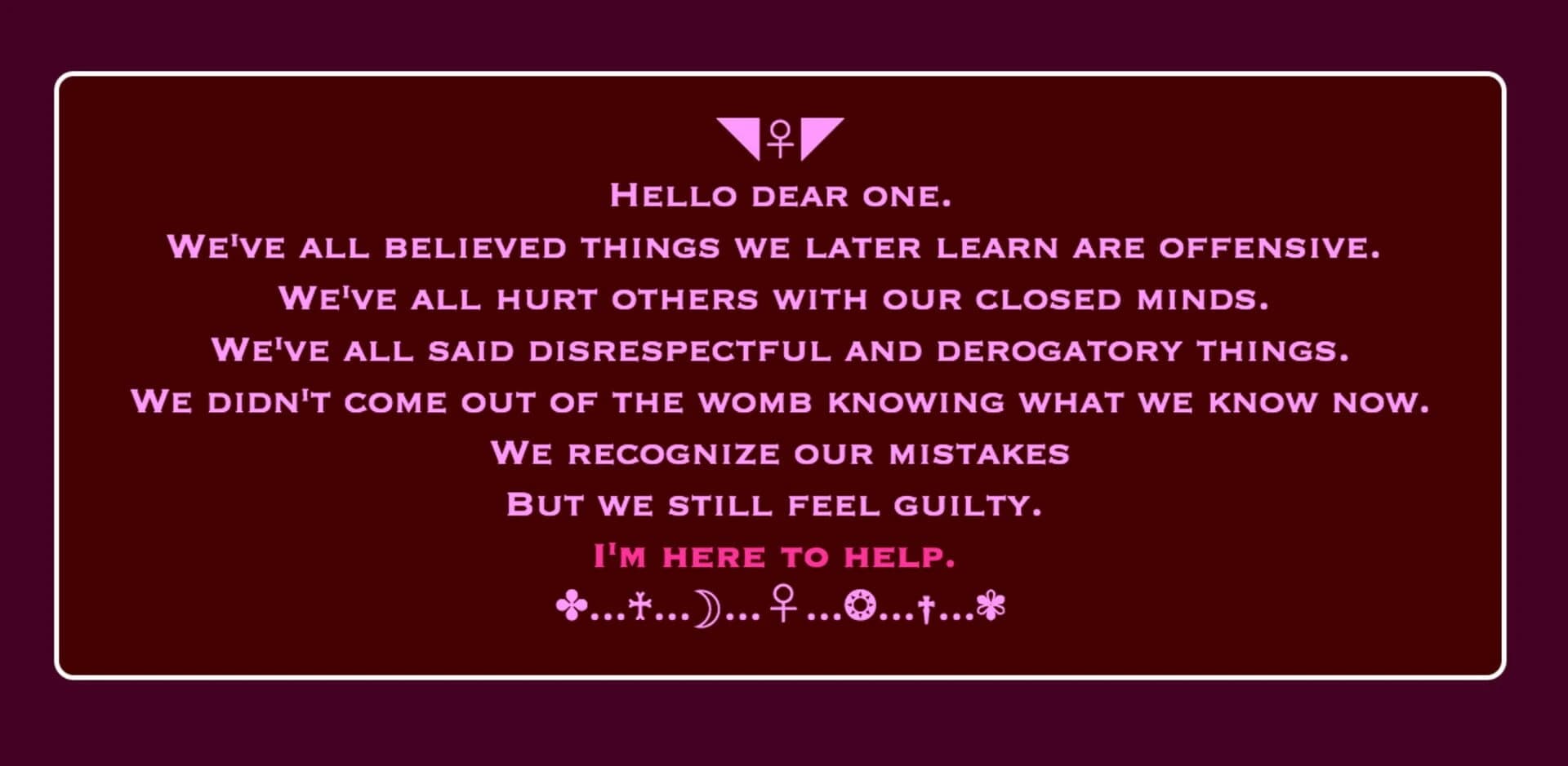 Feminist Confessional screenshot 3