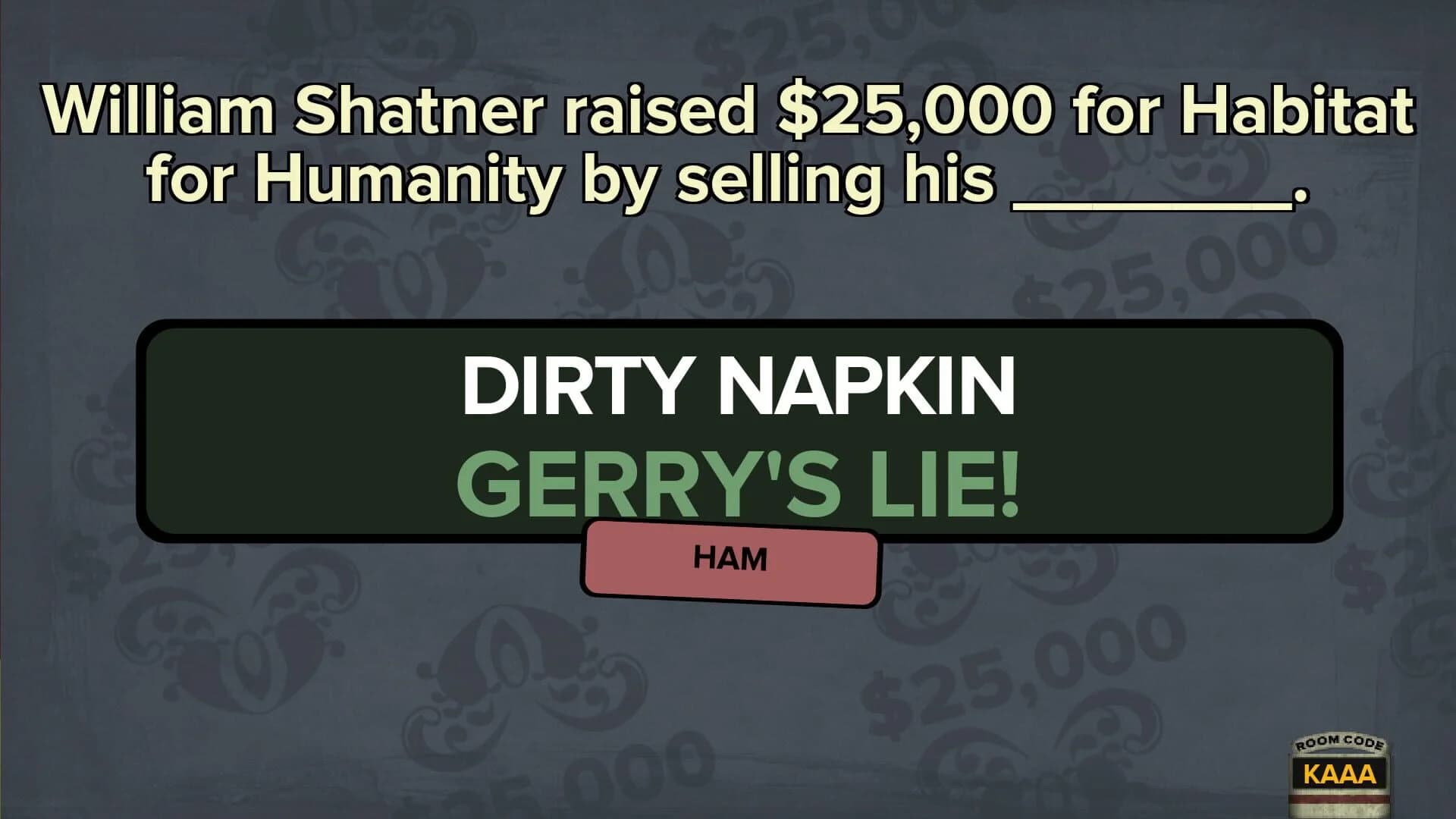 Fibbage XL screenshot 2