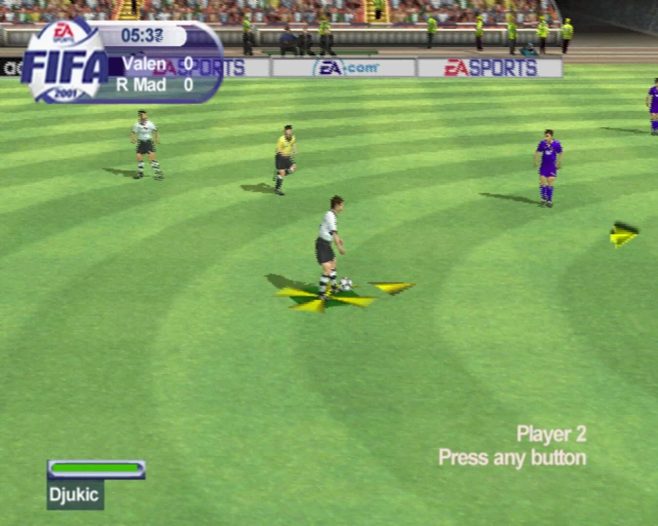 FIFA 2001: Major League Soccer screenshot 1