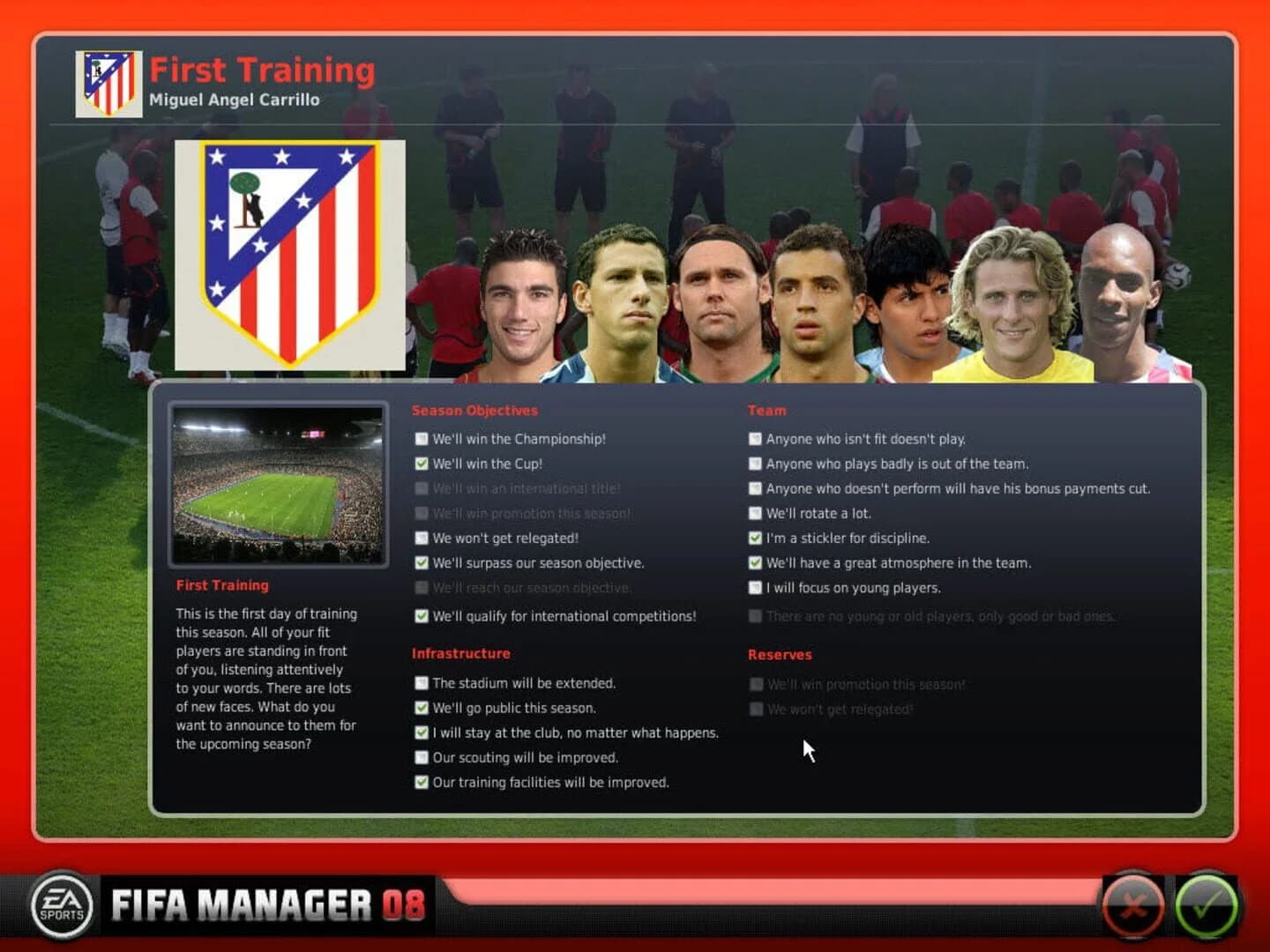 FIFA Manager 08 screenshot 3