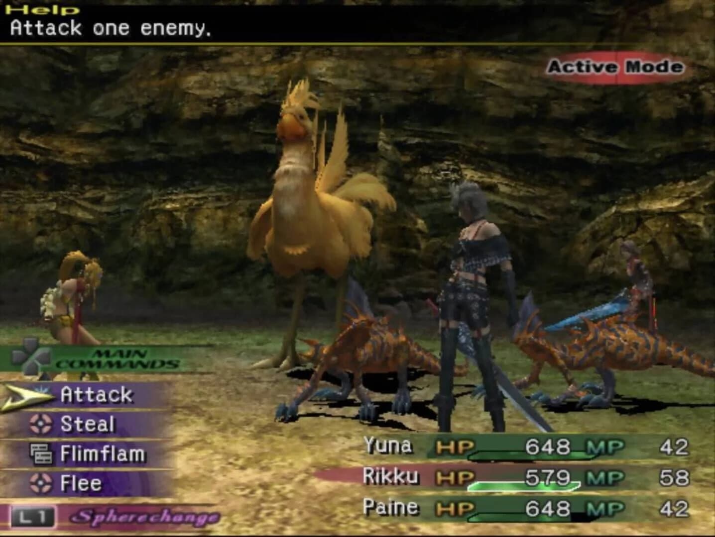 Final Fantasy X-2 screenshot 2