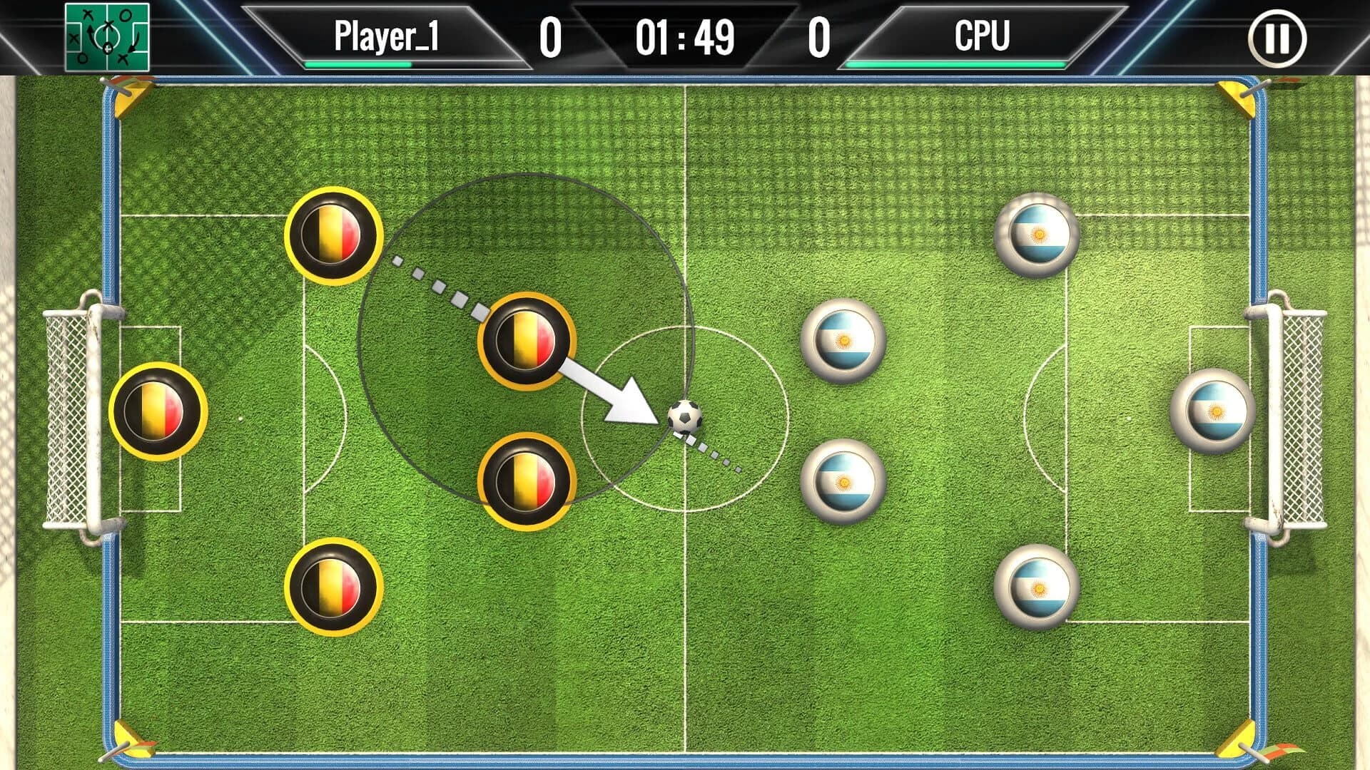 Finger Football screenshot 1