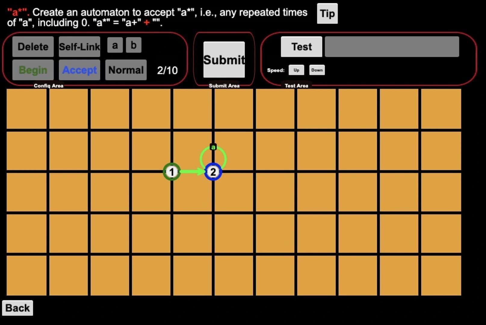 Finite State Automaton Challenges screenshot 5