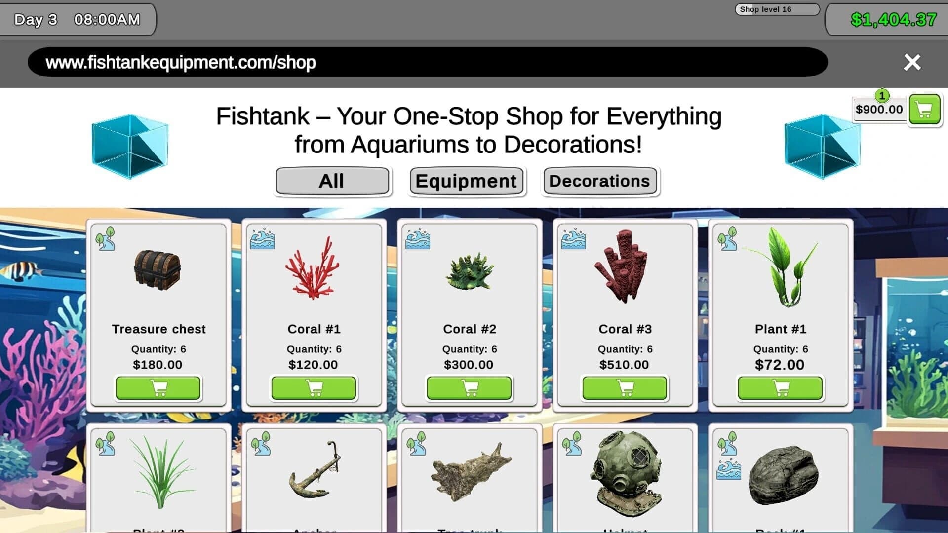 Fish Shop Simulator screenshot 2
