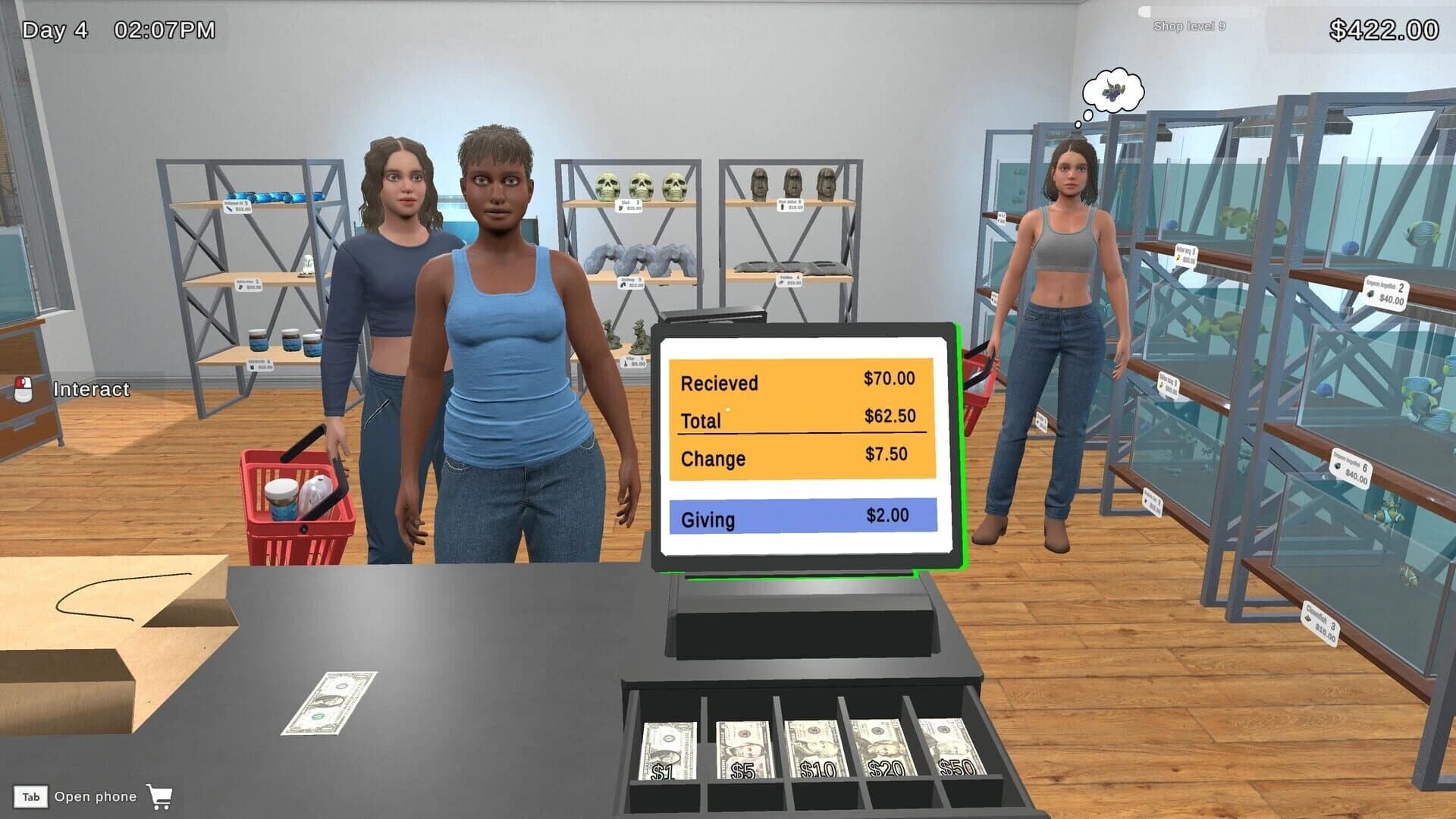 Fish Shop Simulator screenshot 5