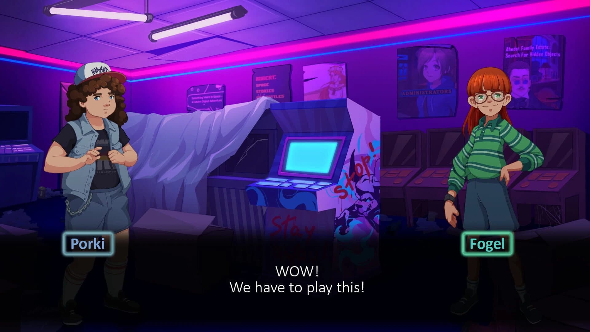 Fogel and Porki Evil Arcade screenshot 2