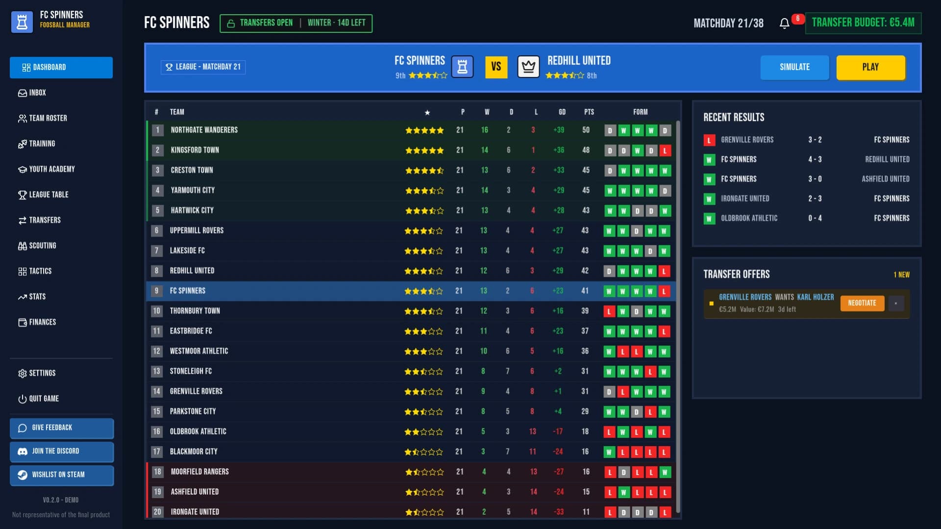 Foosball Manager screenshot 5