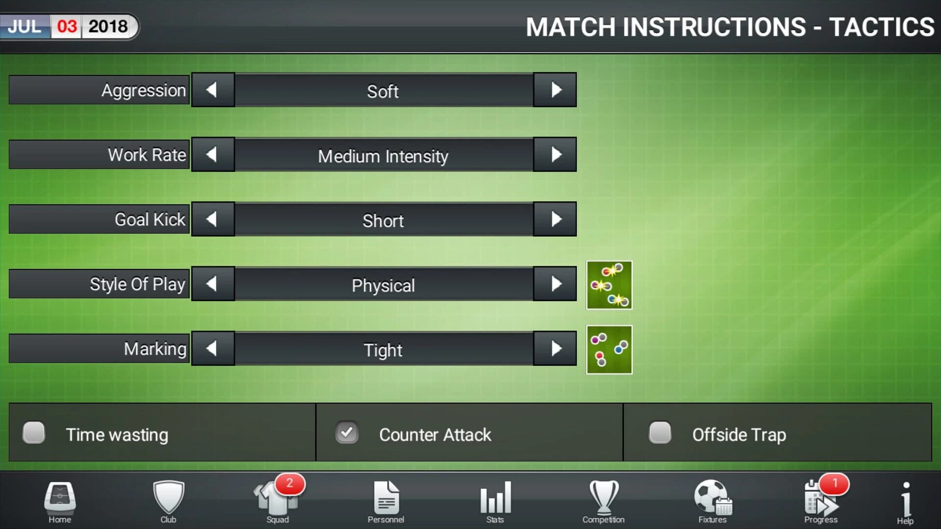 Football Director 2019 screenshot 1